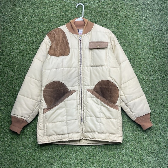 Scatter Gunner/long beach Ca. Other - Vintage Scatter Gunner Jacket Mens Medium Shooting Coat Zip Up Quilt Outdoor